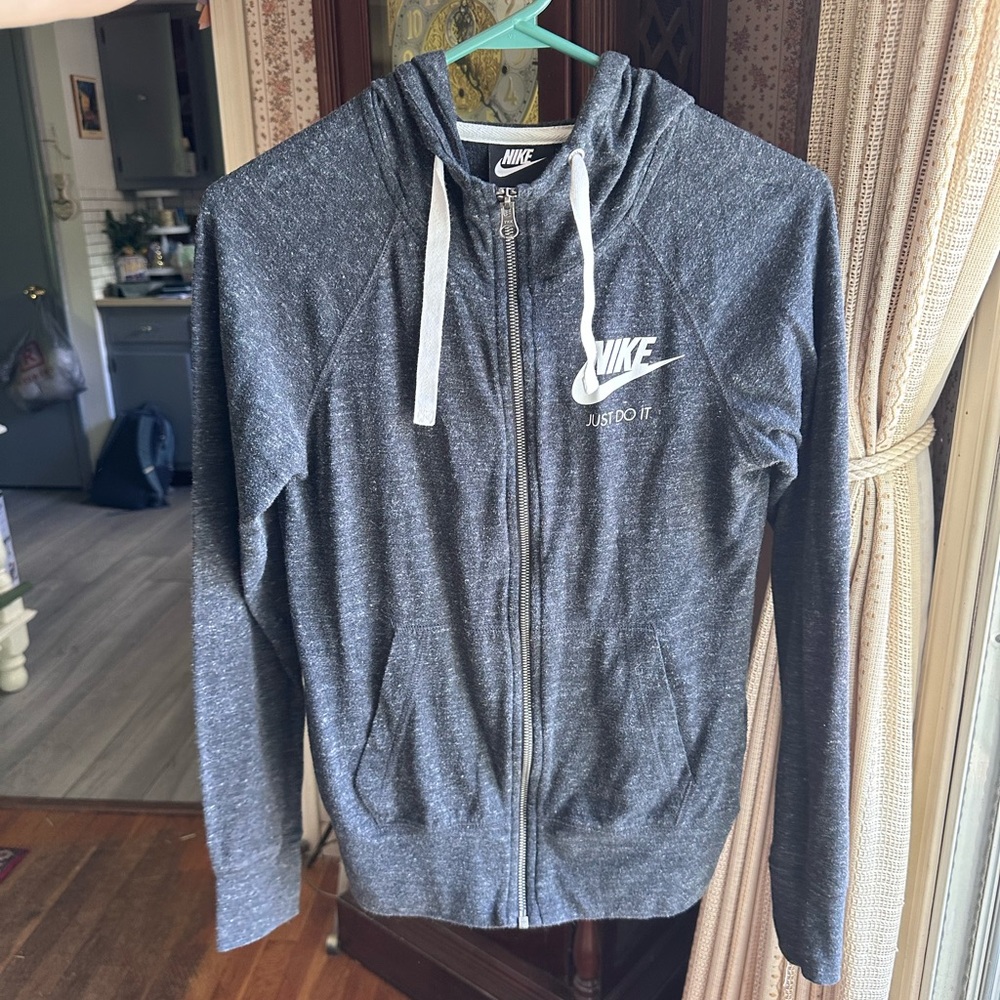 Nike women’s Heather Charcoal Full-Zip Hoodie